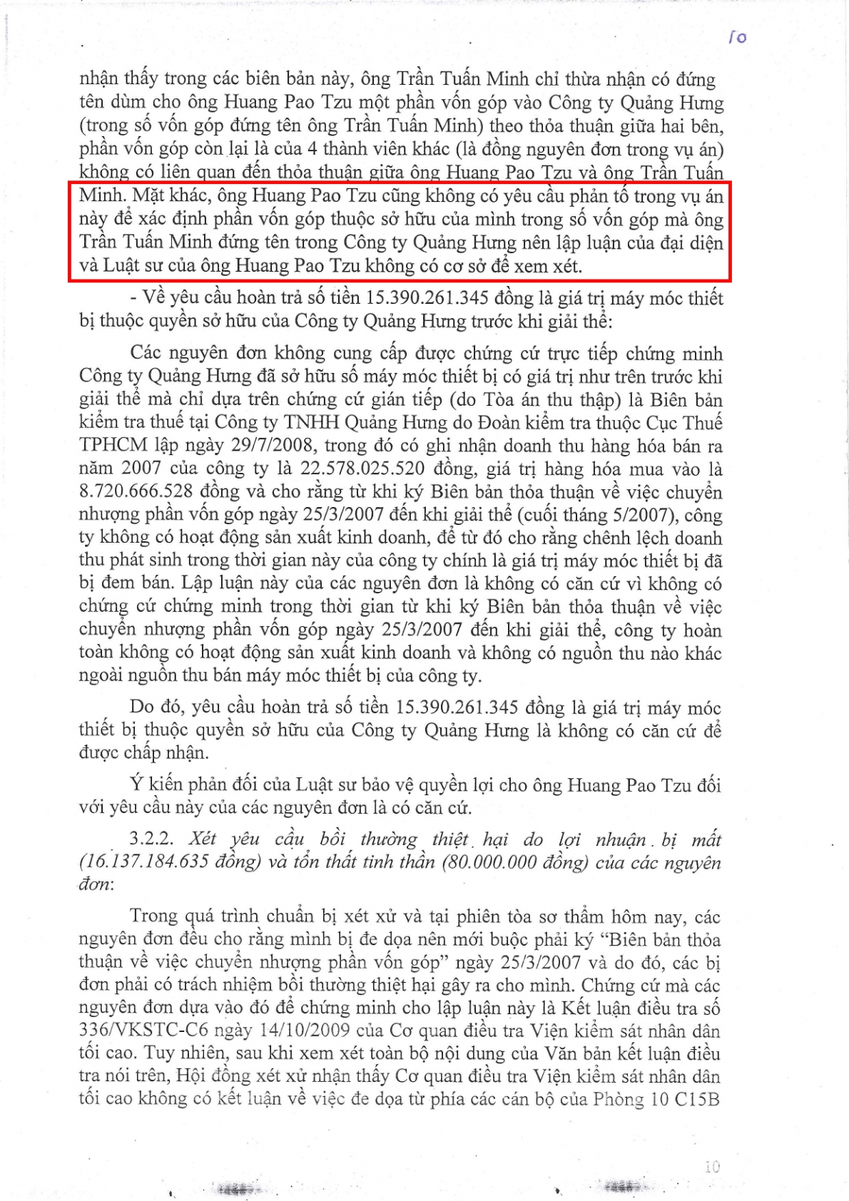 Nhiều bất thường từ Quyết định kháng nghị giám đốc thẩm