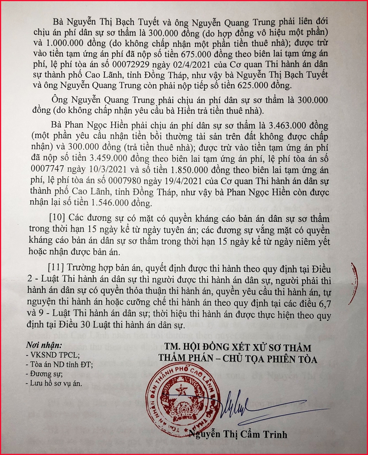 Cần hủy bản án sơ thẩm vì có nhiều dấu hiệu sai phạm