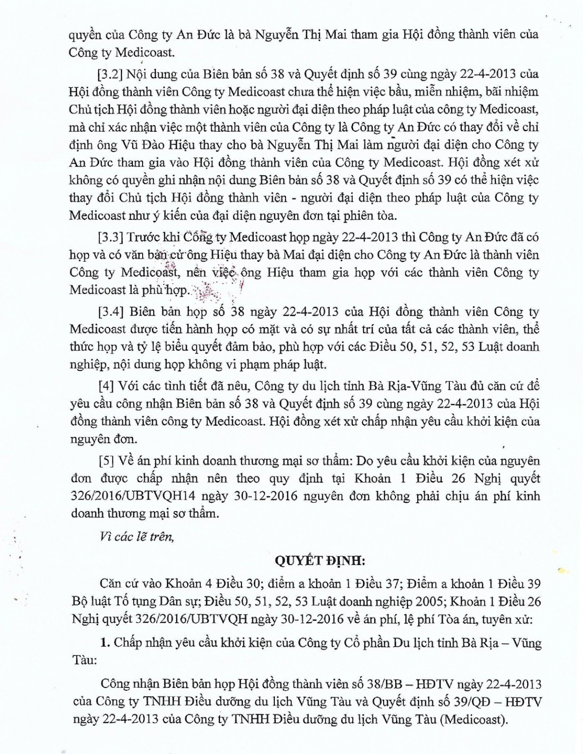 Có nhiều tình tiết mới để tái thẩm!