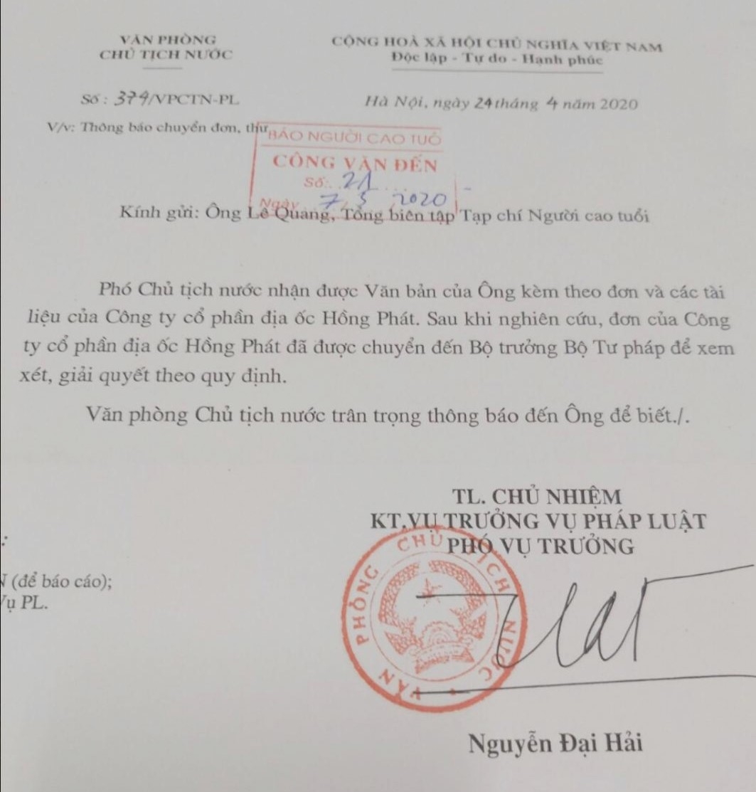 Về ngăn chặn 232,66 ha đất của Công ty CP địa ốc Hồng Phát: Cần thu hồi Quyết định số 07, để chủ đầu tư thoát cảnh “một cổ hai tròng”!