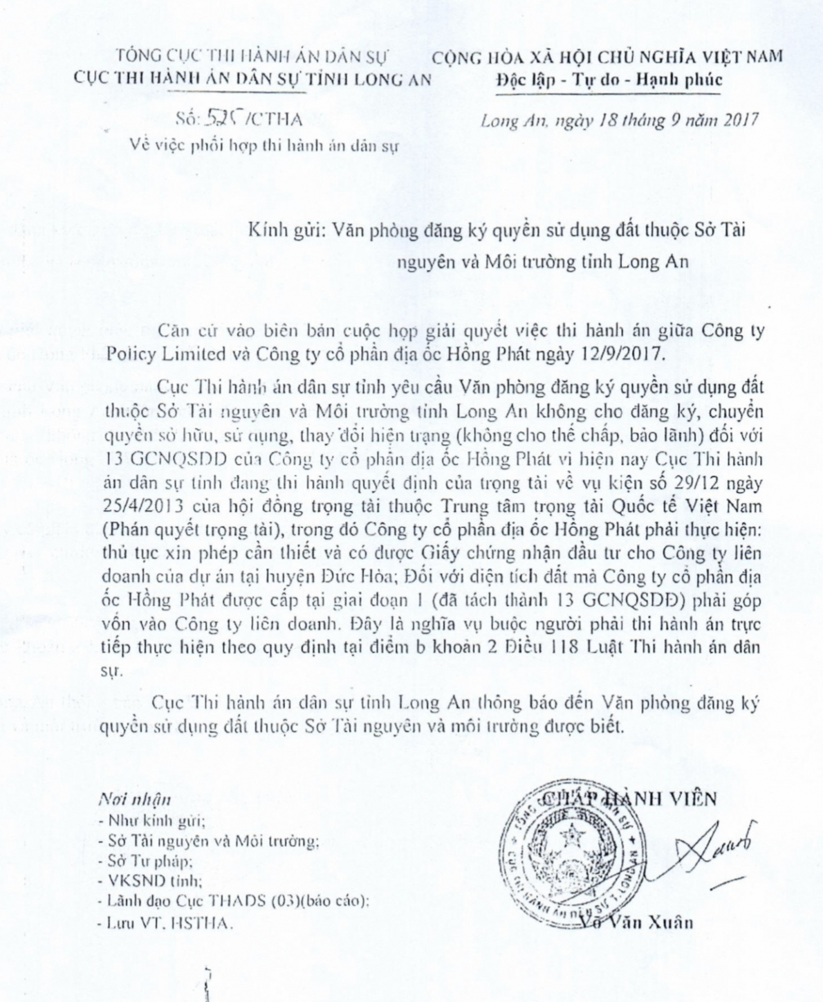 Về ngăn chặn 232,66 ha đất của Công ty CP địa ốc Hồng Phát: Cần thu hồi Quyết định số 07, để chủ đầu tư thoát cảnh “một cổ hai tròng”!