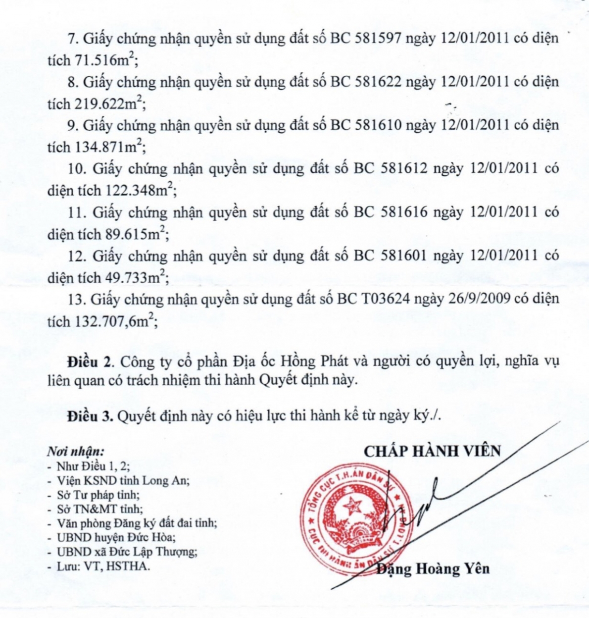 Về ngăn chặn 232,66 ha đất của Công ty CP địa ốc Hồng Phát: Cần thu hồi Quyết định số 07, để chủ đầu tư thoát cảnh “một cổ hai tròng”!