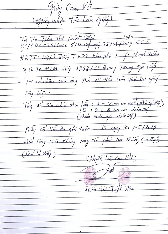 Sao chưa làm rõ dấu hiệu giả mạo, lừa đảo chiếm đoạt tài sản?