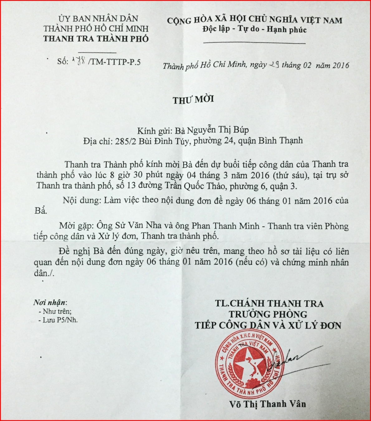Nỗi oan mất quyền sử dụng đất của một giáo viên hưu trí,  sao không được giải quyết?