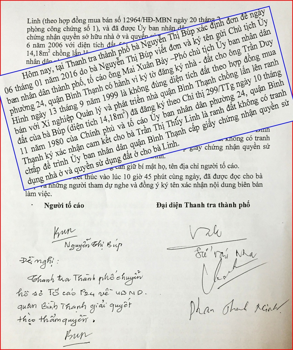 Nỗi oan mất quyền sử dụng đất của một giáo viên hưu trí,  sao không được giải quyết?