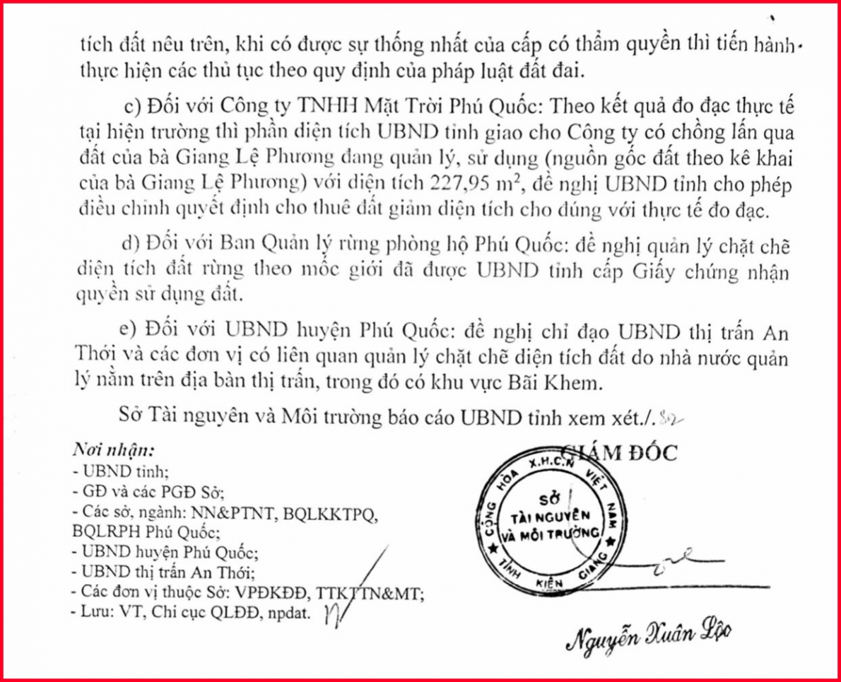 Ủy ban Tư pháp của Quốc hội đề nghị Chủ tịch UBND tỉnh Kiên Giang giải quyết đơn bà Giang Lệ Phương