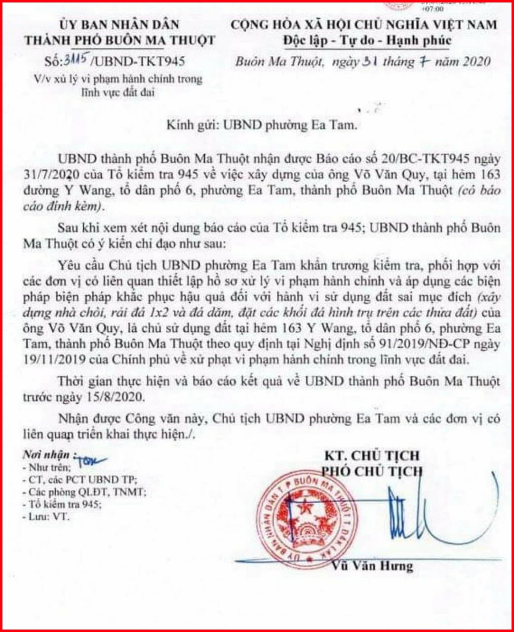 TP Buôn Ma Thuột, tỉnh Đắk Lắk: Cần làm rõ những dấu hiệu sai phạm ở phường Ea Tam
