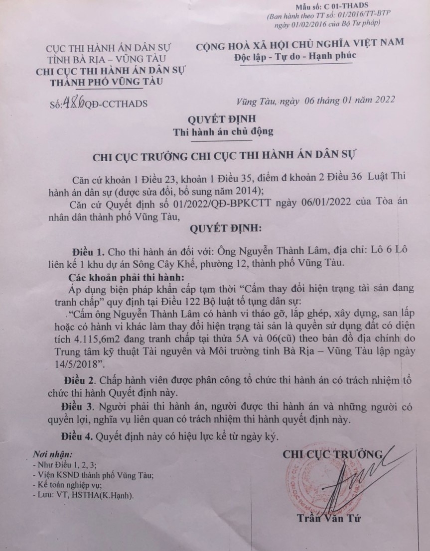 Đại gia Lê Ân có đơn tố giác ông Nguyễn Thành Lâm