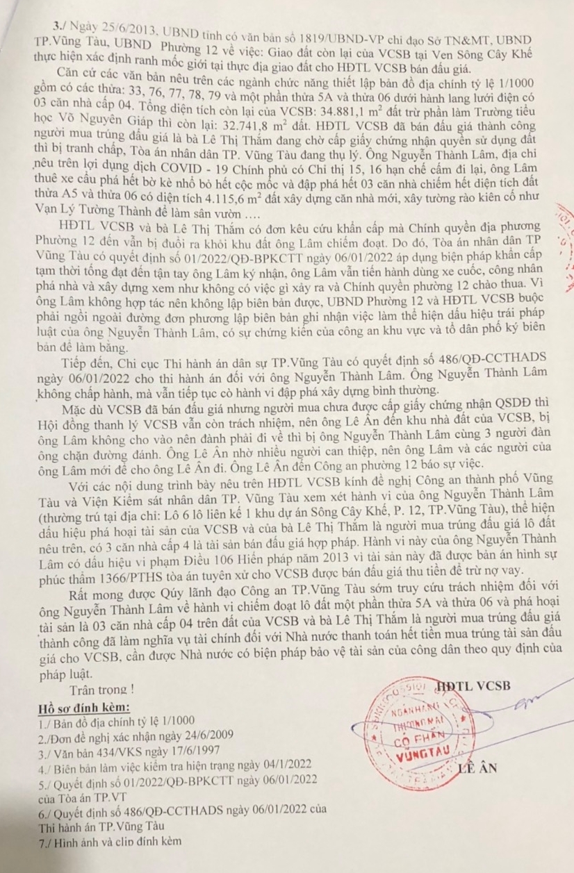 Đại gia Lê Ân có đơn tố giác ông Nguyễn Thành Lâm