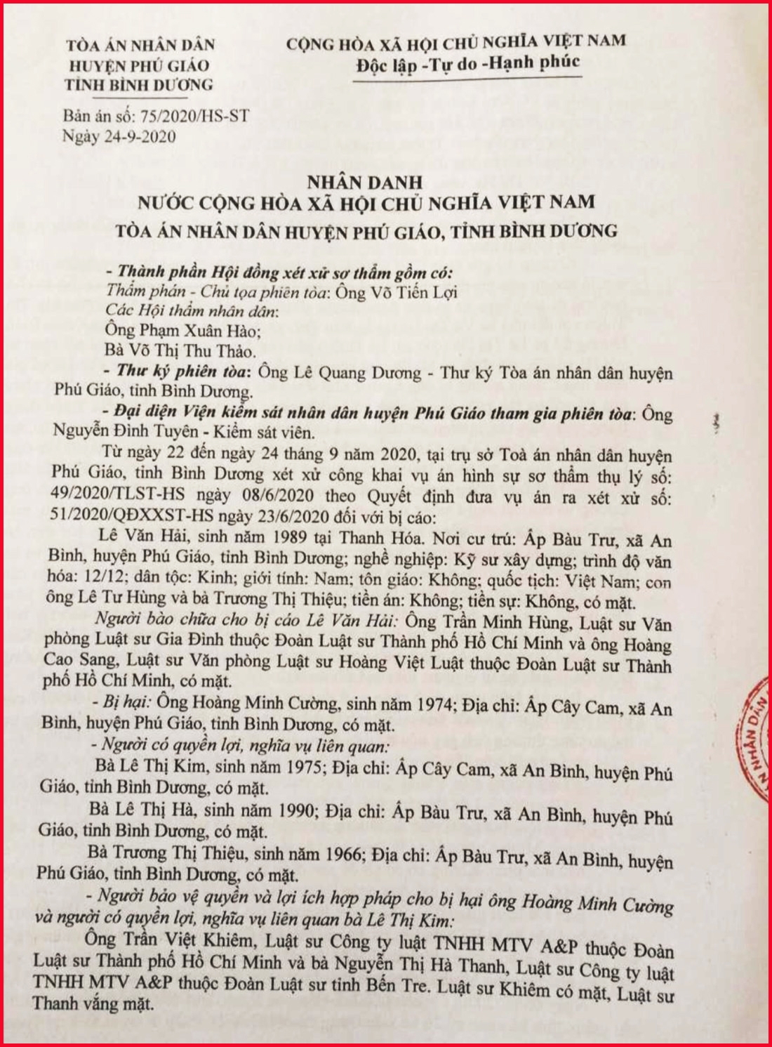​​​​​​​Nhiều dấu hiệu oan sai, cần hội đồng xét xử phiên tòa phúc thẩm xem xét, giải quyết!