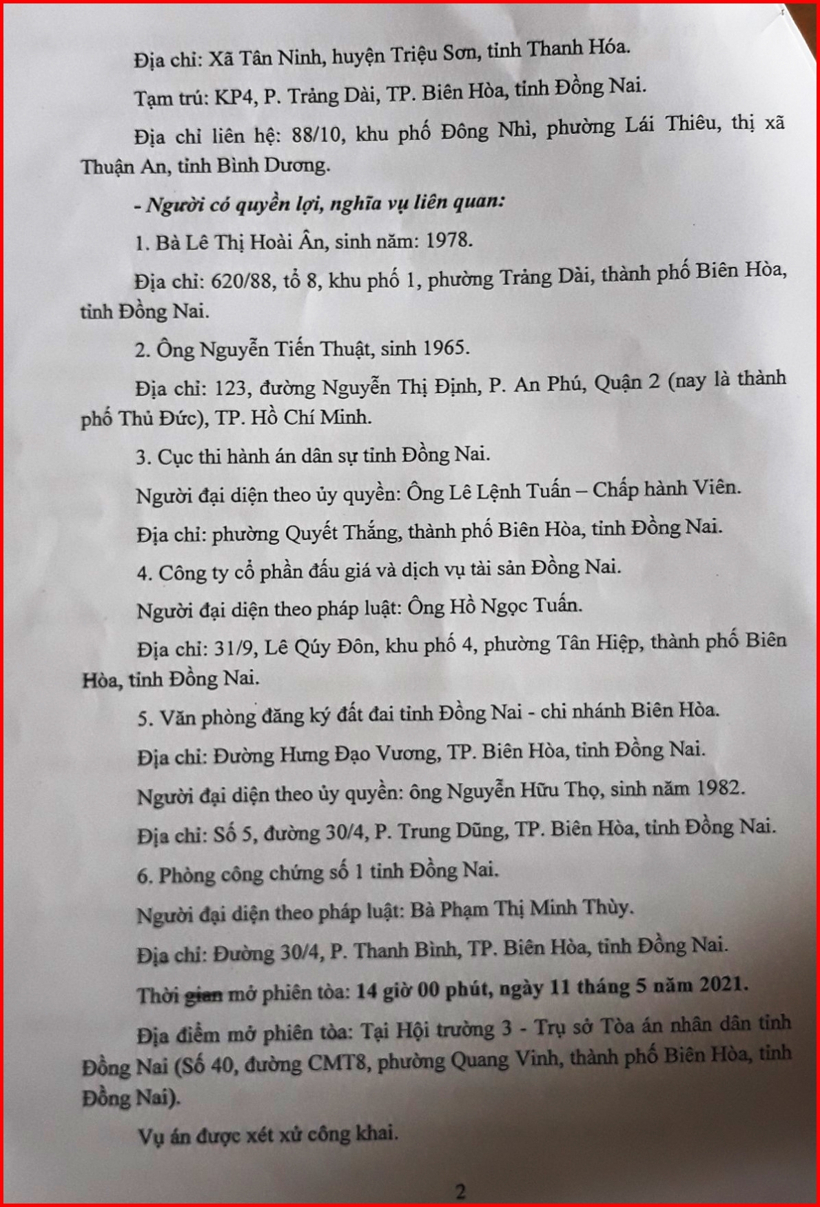 TP Biên Hòa, tỉnh Đồng Nai: Nhiều dấu hiệu sai phạm trong một vụ án