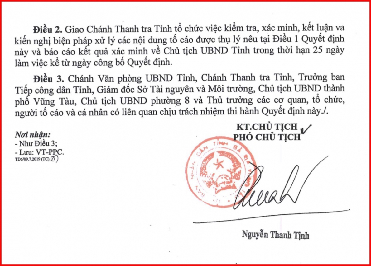 TP. Vũng Tàu, tỉnh Bà Rịa-Vũng Tàu: Vẫn chuyện “Trên bảo dưới không nghe”!