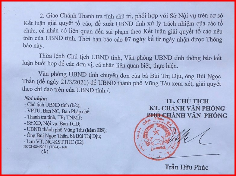 TP. Vũng Tàu, tỉnh Bà Rịa-Vũng Tàu: Vẫn chuyện “Trên bảo dưới không nghe”!