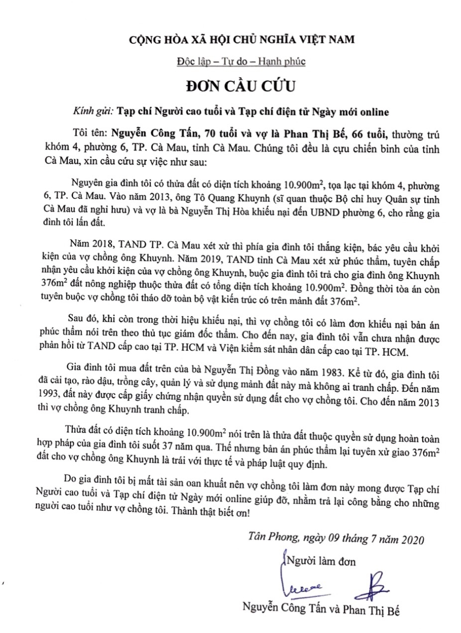 Có nhiều tình tiết để xem xét giám đốc thẩm