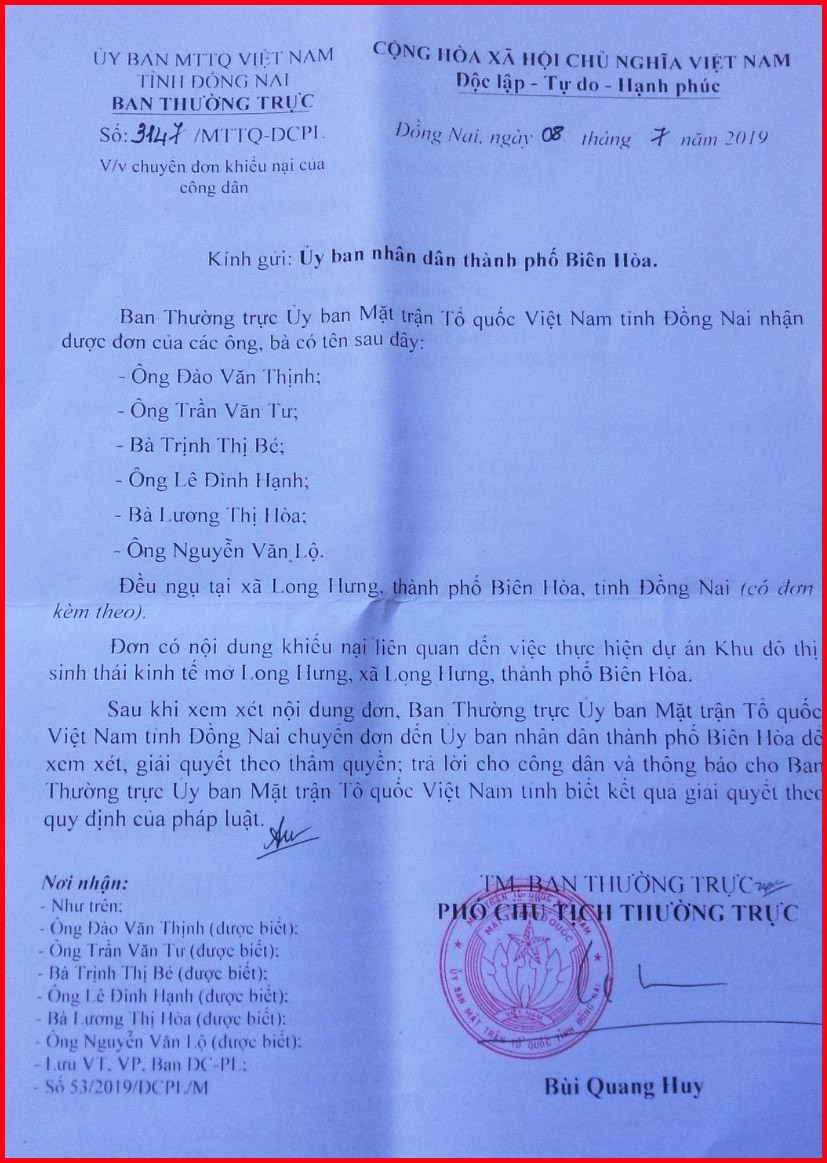 Dân liên tục khiếu nại, tố cáo hành vi có dấu hiệu tước đoạt quyền được thỏa thuận bồi thường