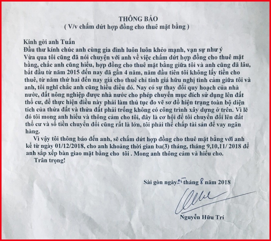 Quận 9, TP Hồ Chí Minh: Tranh chấp phải chờ quyết định có hiệu lực pháp luật của Tòa án!