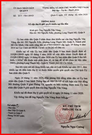 Nhiều dấu hiệu làm trái thời hạn giải quyết khiếu nại: Không ai chịu trách nhiệm?