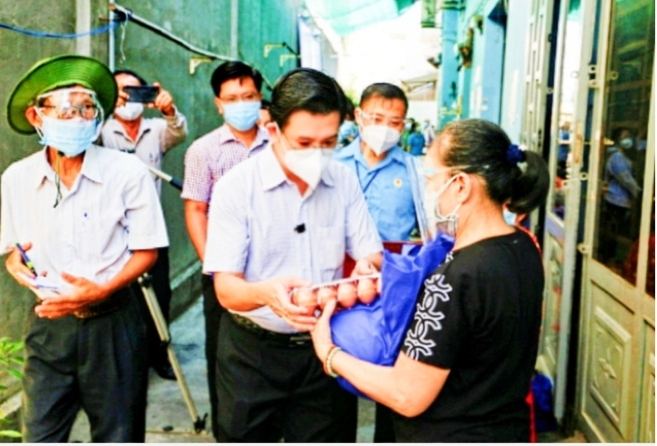 TP. Hồ Chí Minh: Lan tỏa yêu thương giữa tâm dịch Covid-19