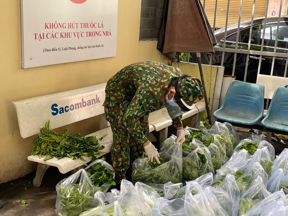 Phường 6, quận Gò Vấp, TP. Hồ Chí Minh: Bộ đội cùng Nhân dân đồng lòng đẩy lùi đại dịch