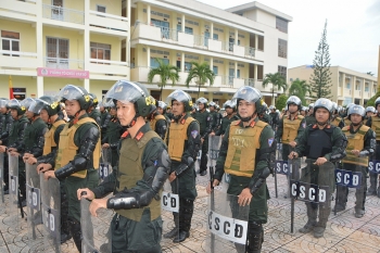 Công an Sóc Trăng ra mắt Tiểu đoàn Cảnh sát cơ động dự bị chiến đấu