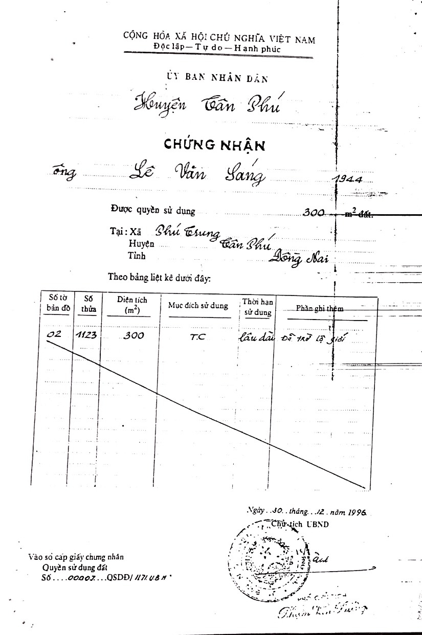 1601 giay cn ong sang