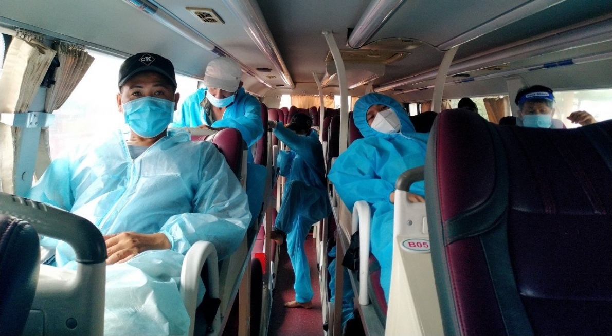 Tỉnh Phú Yên tổ chức đưa dân các tỉnh về quê