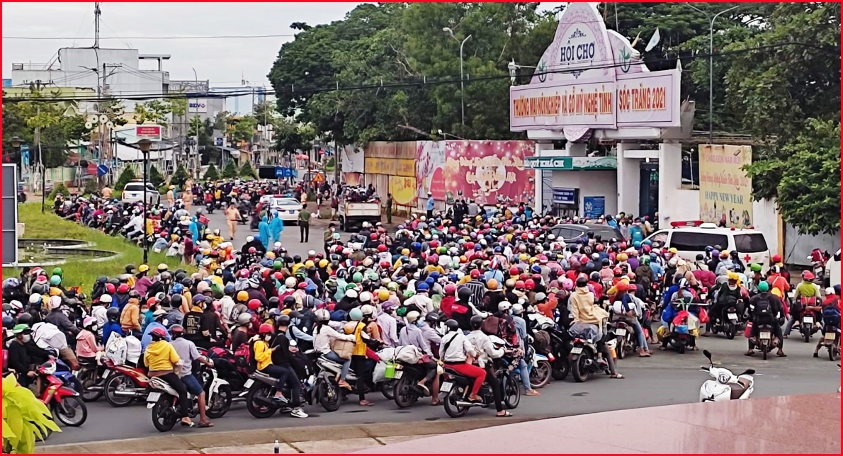 Sóc Trăng kêu gọi hạn chế ra đường, kiến nghị tạm ngưng cho người dân tự về quê