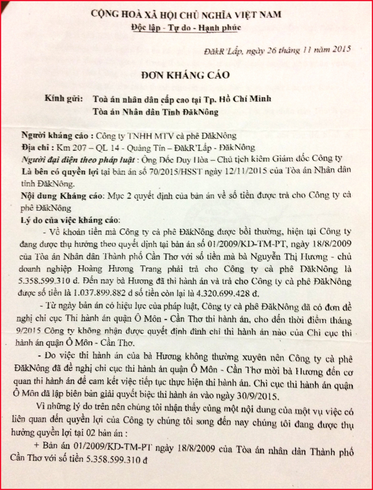 Kỳ án có dấu hiệu oan sai ở tỉnh Đắk Nông: Cựu giám đốc từ nguyên đơn thành bị cáo (!?)