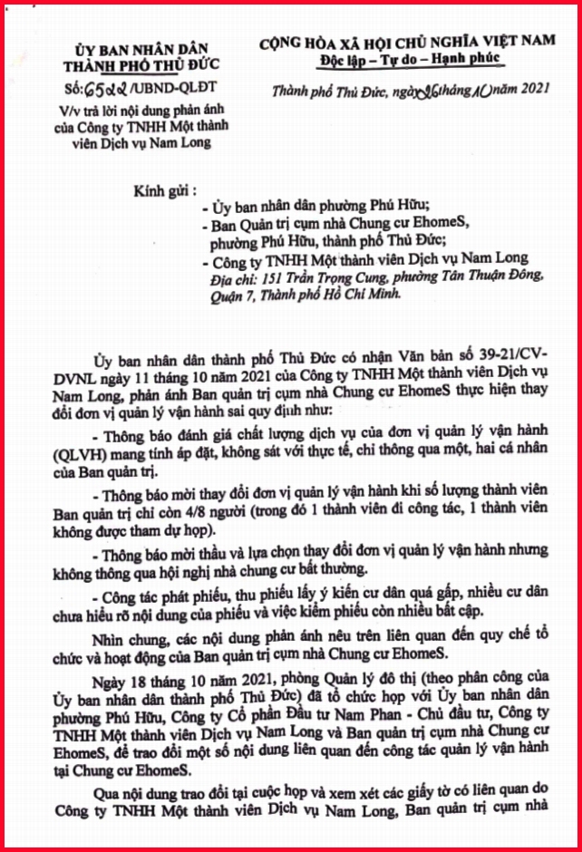 Yêu cầu làm rõ những khuất tất về tài chính và quản lý vận hành chung cư