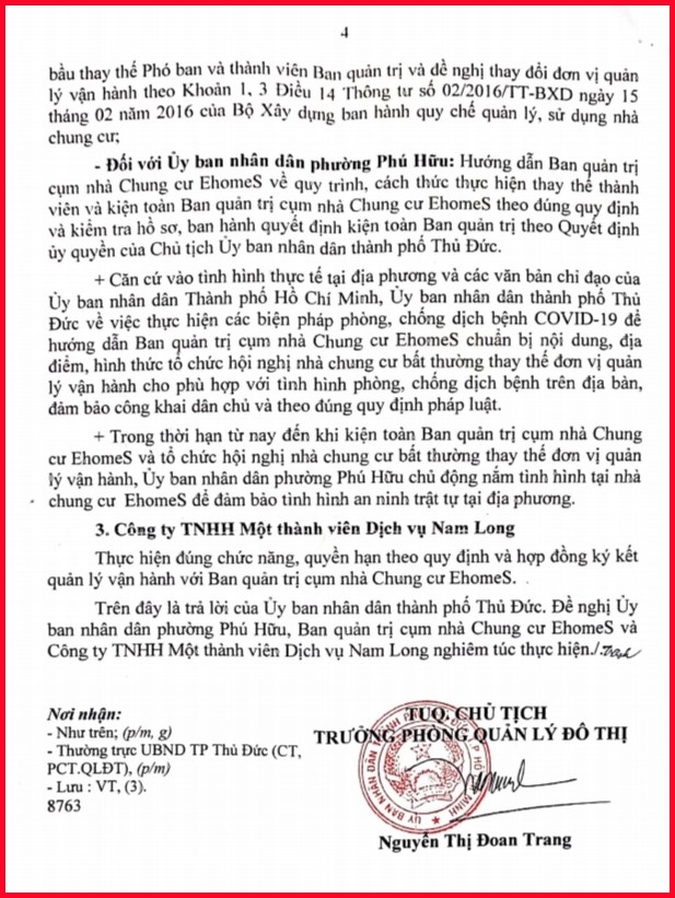 Yêu cầu làm rõ những khuất tất về tài chính và quản lý vận hành chung cư