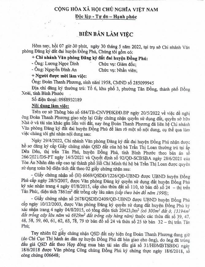 Đương sự tự nguyện nhưng cơ quan thi hành án chưa giải quyết dứt điểm!