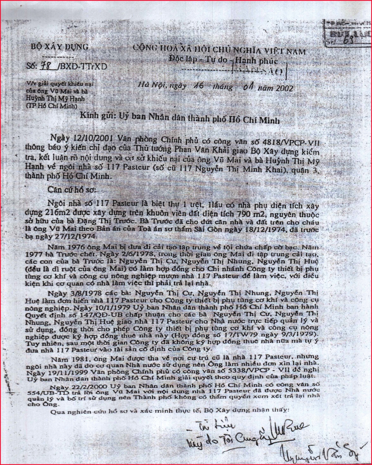 Cần xem xét, hủy bỏ việc cấp giấy chủ quyền sở nhà ở, sử dụng đất ở có dấu hiệu trái luật