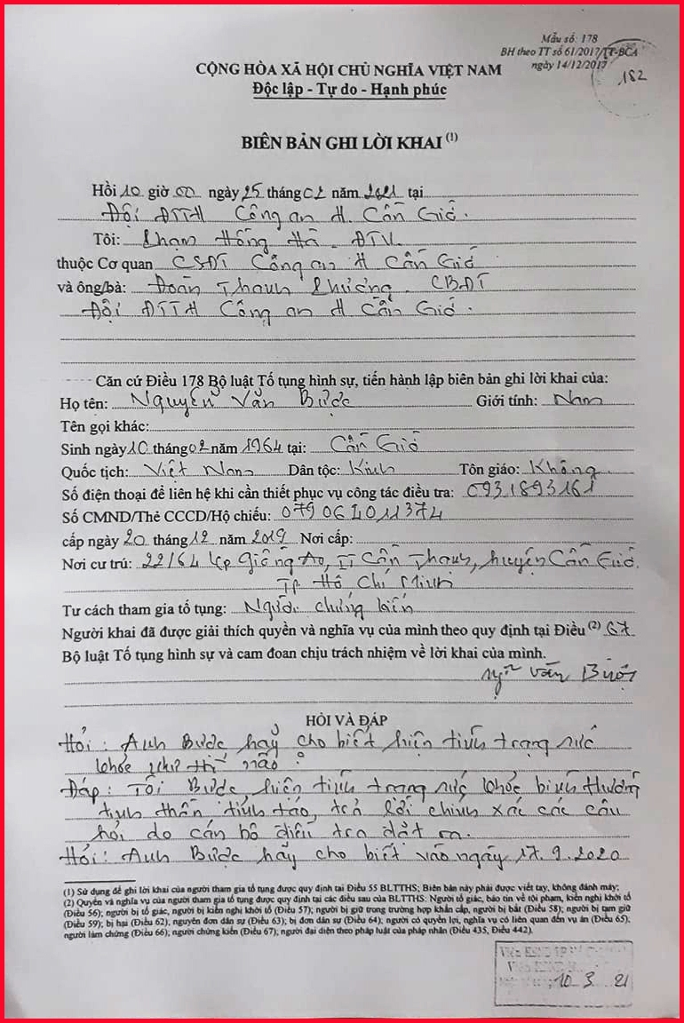 ​​​​​​​Vụ án “cố ý gây thương tích” ở huyện Cần Giờ- TP. Hồ Chí Minh: Có dấu hiệu bỏ lọt tội phạm (!)