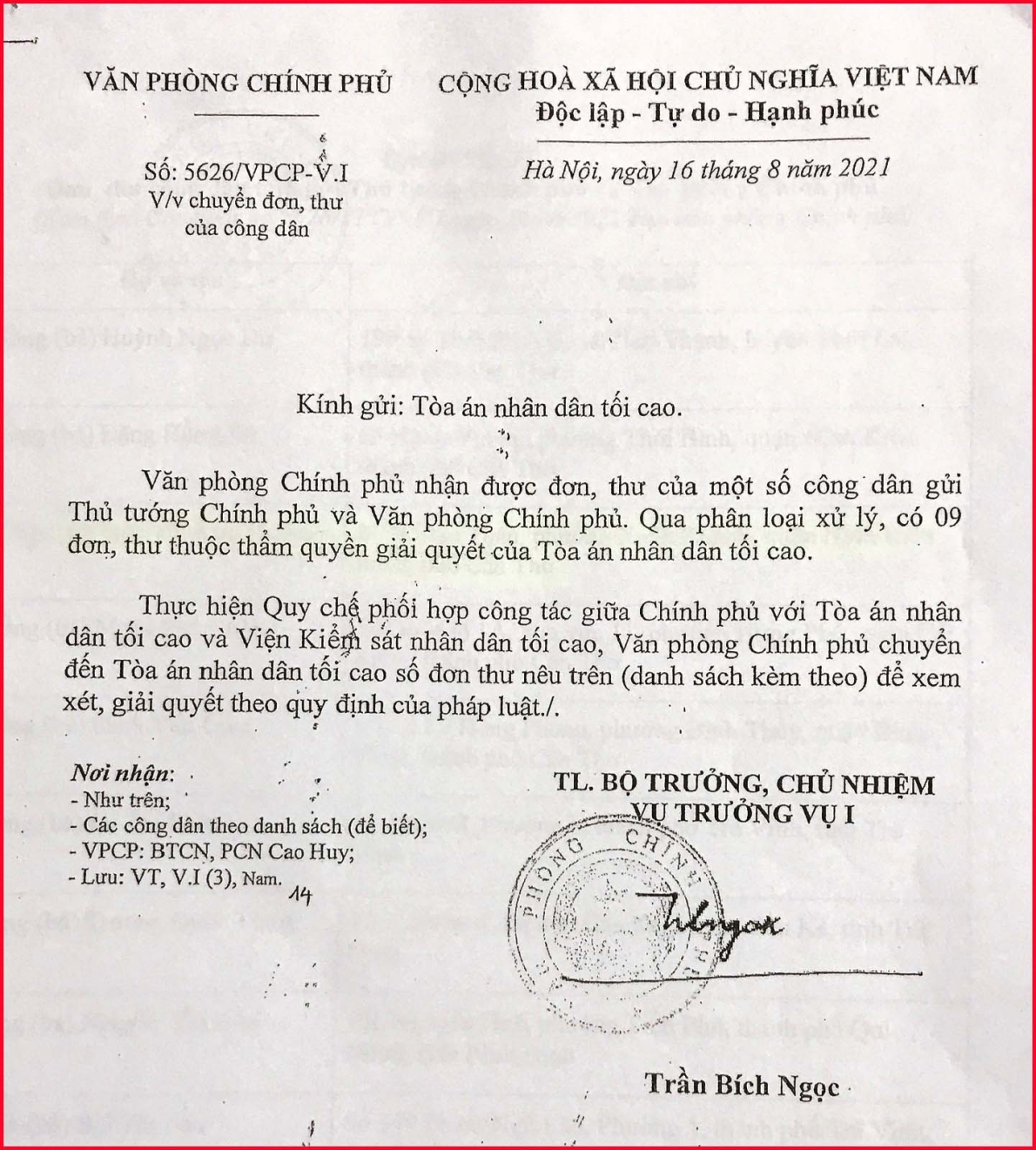 ​​​​​​​Trông chờ một quyết định giám đốc thẩm khách quan, đúng pháp luật!