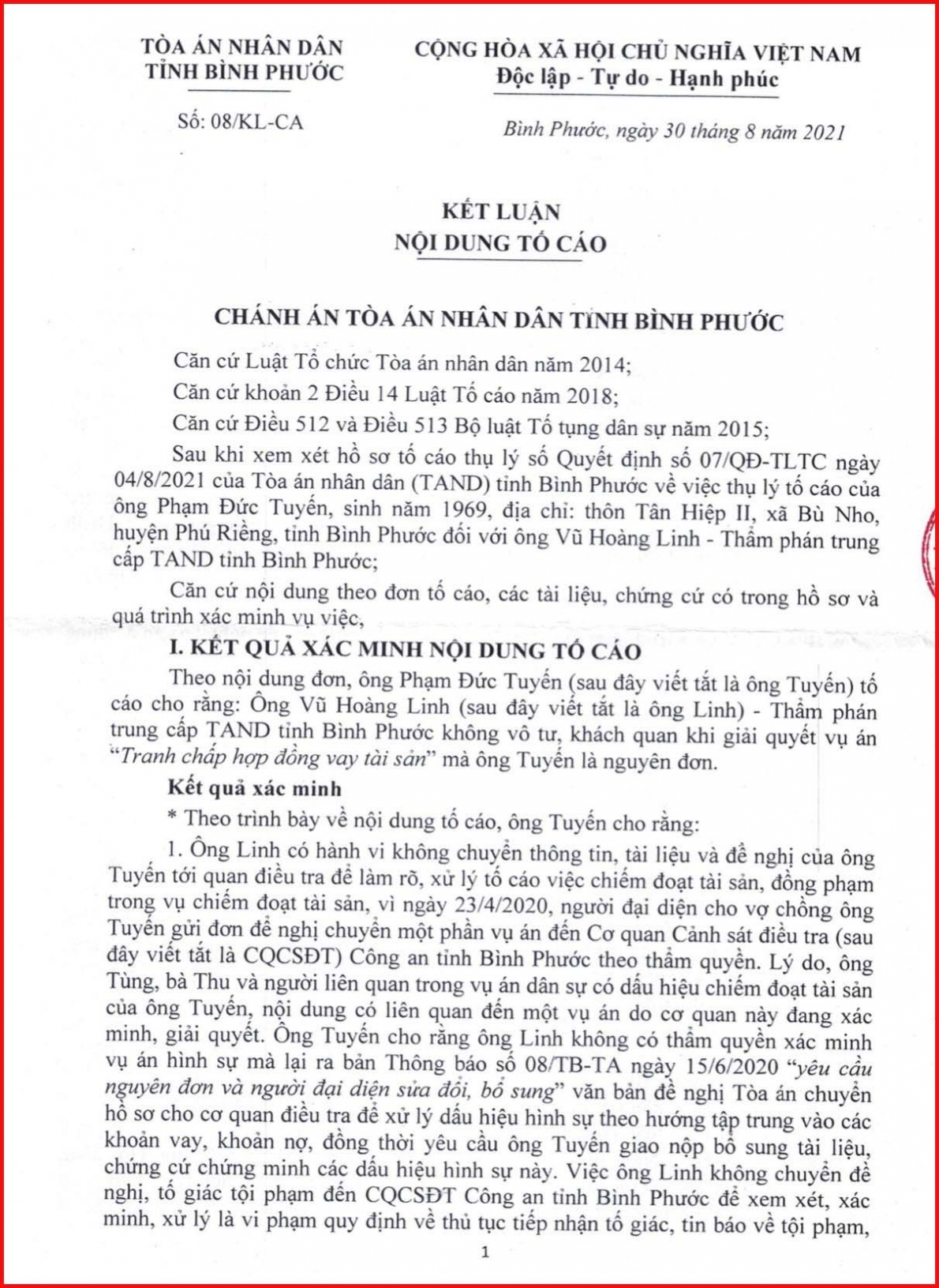 Tỉnh Bình Phước: Bị lừa mất hàng chục tỉ đồng, vợ qua đời vì uất ức!