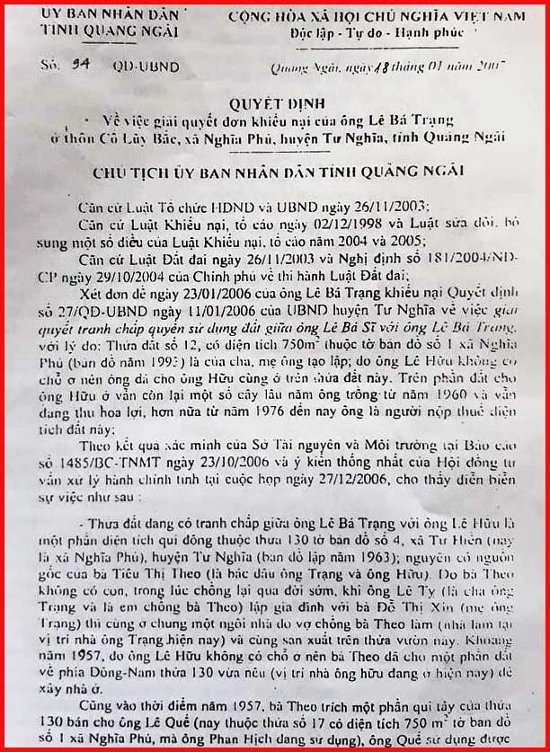Nhiều quyết định, việc làm có dấu hiệu trái luật