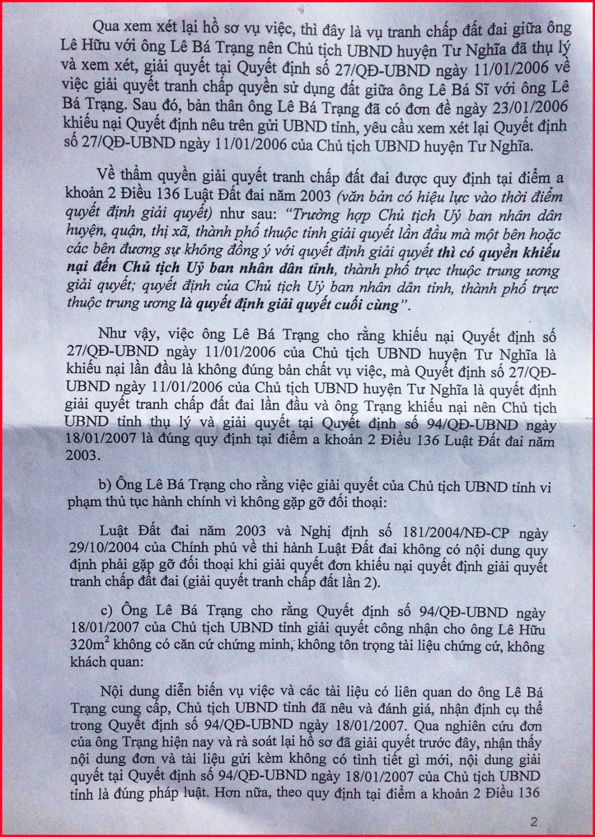 Nhiều quyết định, việc làm có dấu hiệu trái luật