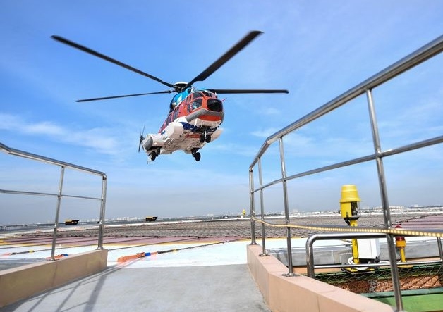 Lễ ra mắt trực thăng cấp cứu hạ cánh tại sân thượng bệnh viện Quân Y 175