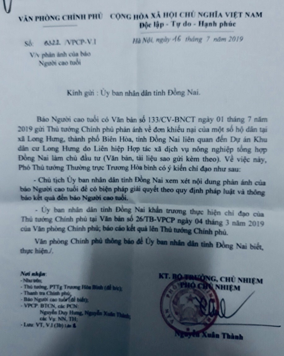 Dự án Khu đô thị kinh tế mở Long Hưng ở TP Biên Hòa, tỉnh Đồng Nai: Ngăn chặn và xử lý nghiêm những hành vi cố tình làm trái