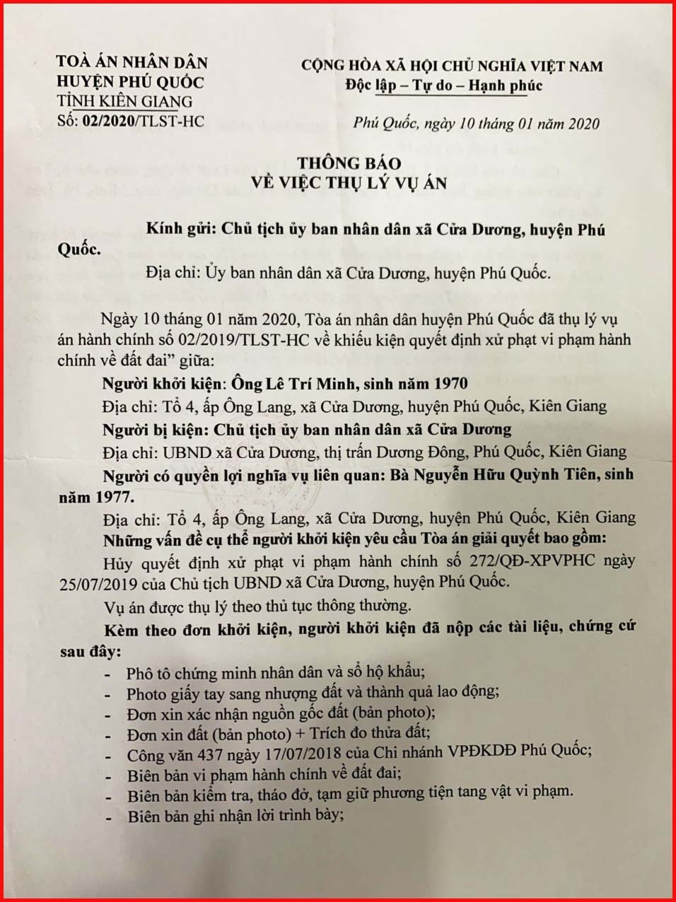 Cần giải quyết đúng pháp luật để bảo vệ danh dự, quyền lợi hợp pháp cho các bên