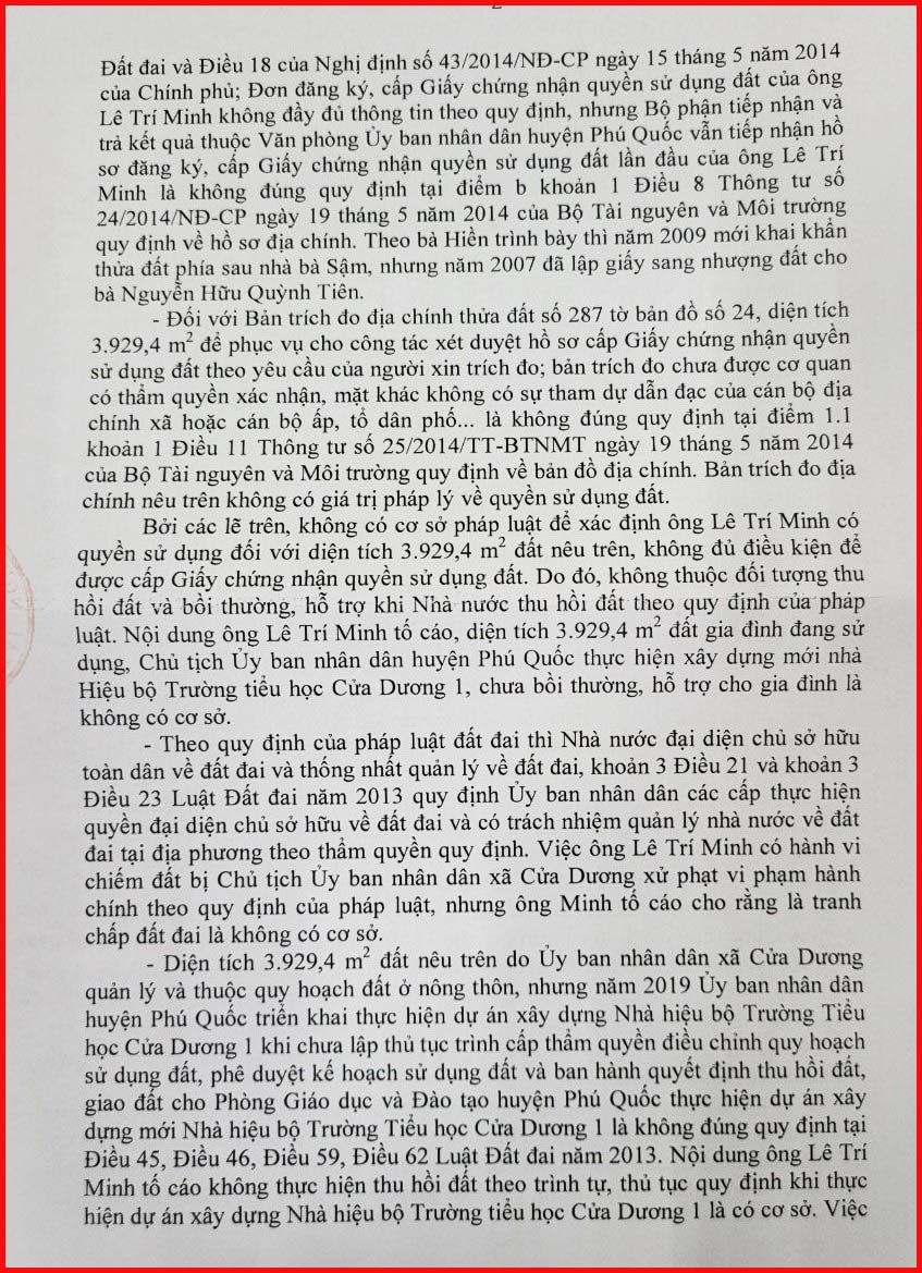 Cần giải quyết đúng pháp luật để bảo vệ danh dự, quyền lợi hợp pháp cho các bên