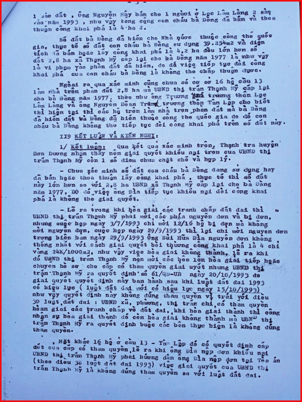 Cần giải quyết đơn khiếu nại của công dân theo đúng quy định của pháp luật