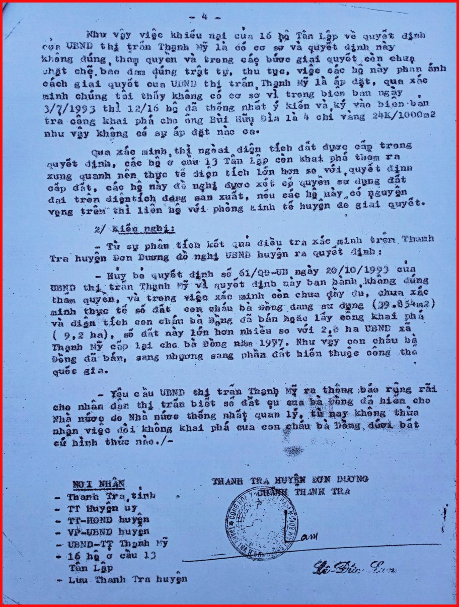 Cần giải quyết đơn khiếu nại của công dân theo đúng quy định của pháp luật