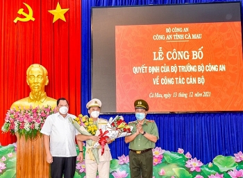 Thượng tá Trần Văn Thi làm Phó Giám đốc Công an tỉnh Cà Mau