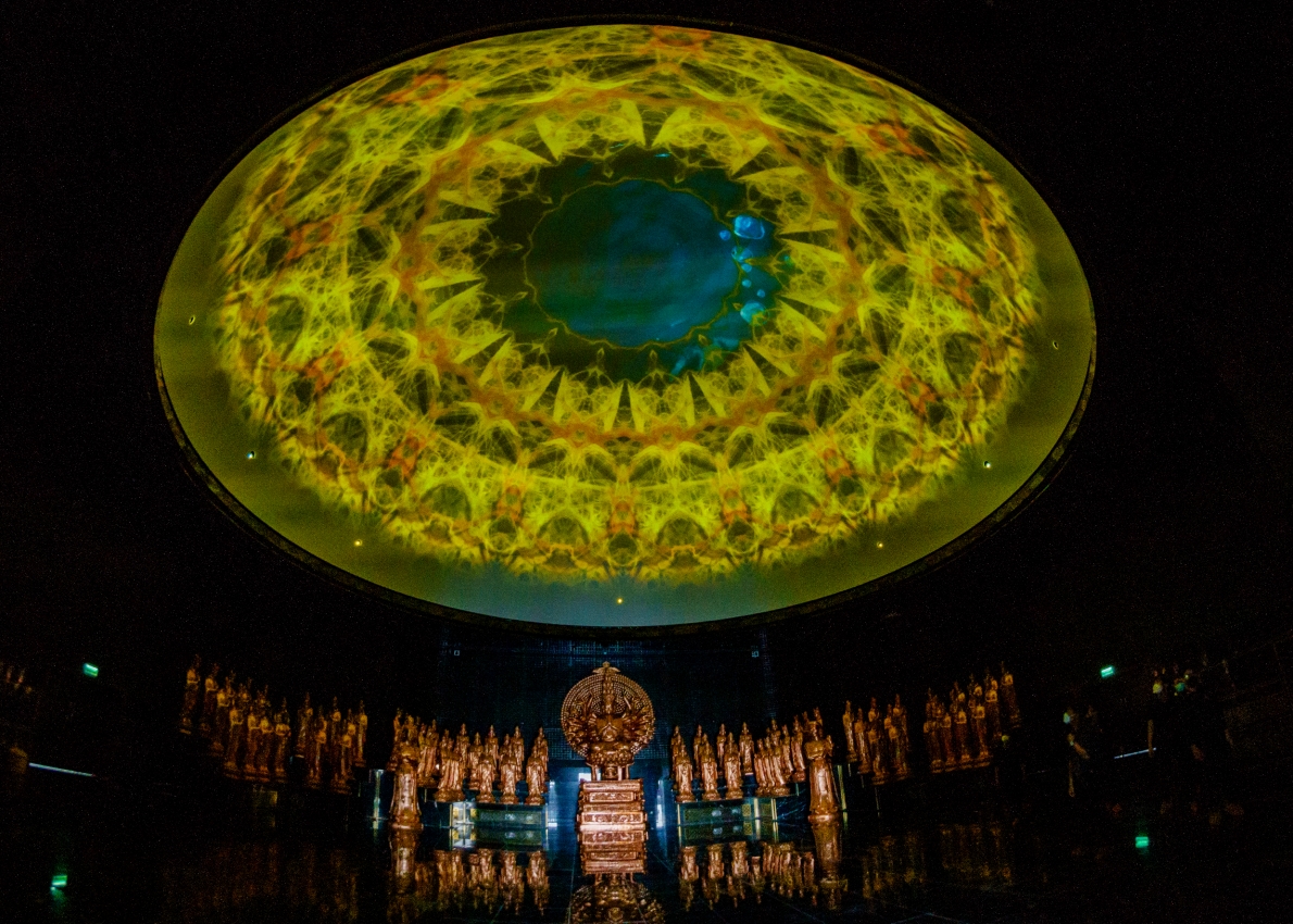 Đầu năm mới chiêm bái khu trưng bày nghệ thuật Phật giáo mới ra mắt tại núi Bà Tây Ninh