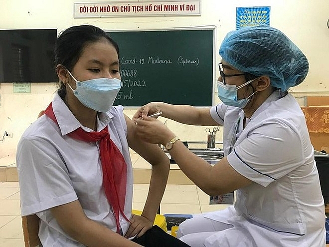 Hà Nội đang triển khai tiêm vaccine Covid-19 cho trẻ 5-11 tuổi
