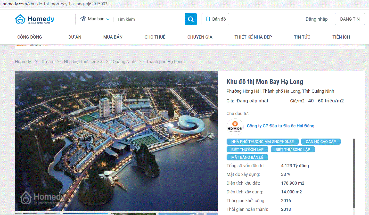 Chiêm ngưỡng công trình “Khủng” 3 mặt tiền tại Khu đô thị Mon Bay Hạ Long