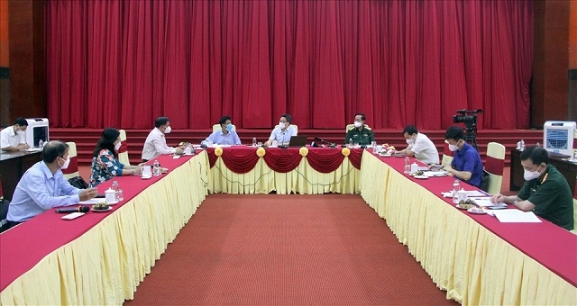 Quang cảnh buổi làm việc. Ảnh: Lâm Đa