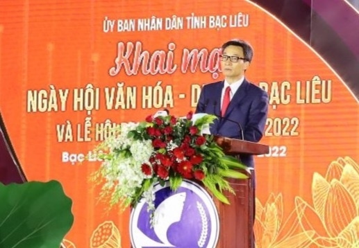 Phó Thủ tướng Vũ Đức Đam phát biểu tại lễ khai mạc