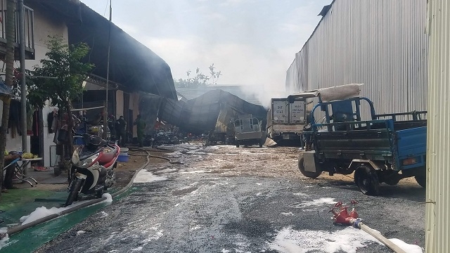 Hiện trương vụ cháy.